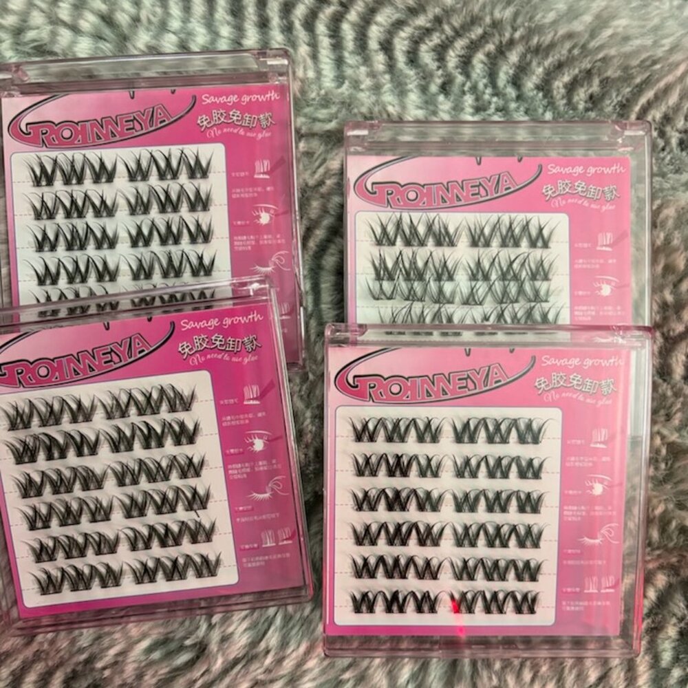 (4) Pack of Natural Style Cluster Lashes